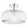 Där Lighting RIV5208 - RIVA Bathroom Flush-Mounted Ceiling Light 1xE27/60W/230V IP44 Polished Chrome