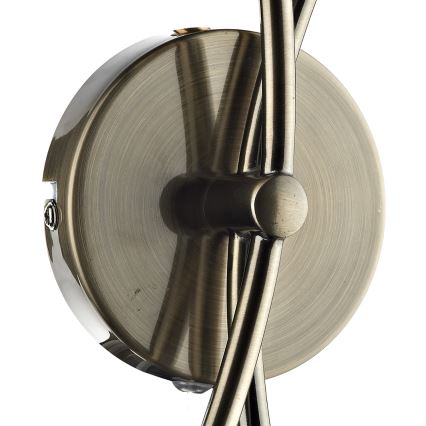 Där Lighting SEA0975 - Wall Light SEATTLE 2xG9/40W/230V Brass