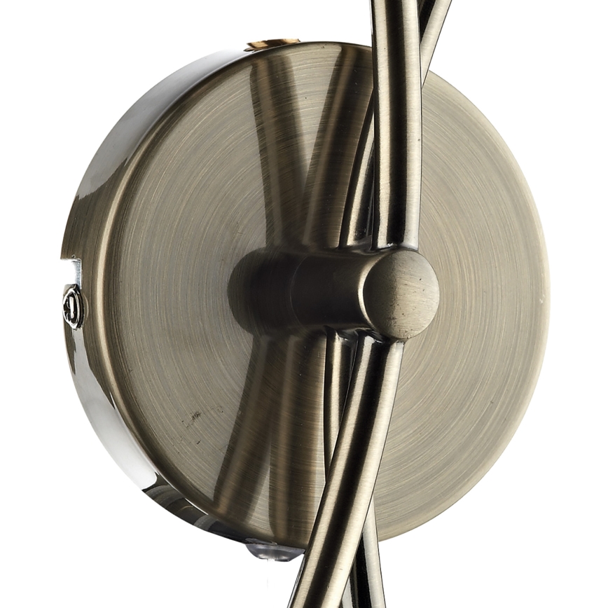 Där Lighting SEA0975 - Wall Light SEATTLE 2xG9/40W/230V Brass