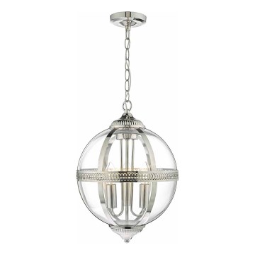 Där Lighting VAN0338 - VANESSA Chain Chandelier 3xE14/40W/230V, Polished Chrome