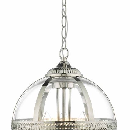 Där Lighting VAN0338 - VANESSA Chain Chandelier 3xE14/40W/230V, Polished Chrome