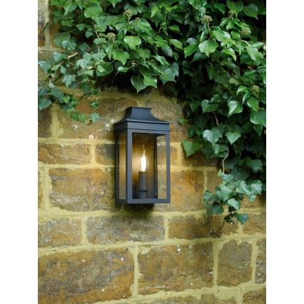Där Lighting VAP5222 - VAPOUR Outdoor Wall Light, 1x E14 / 60W / 230V, IP44, Black