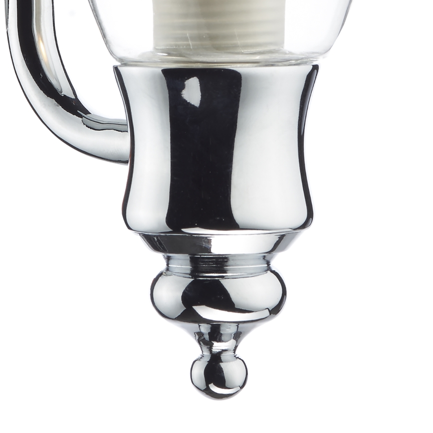 Där Lighting VES0750 - VESTRY Bathroom Wall Light 1xG9/25W/230V IP44 Polished Chrome