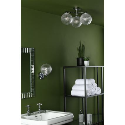 Där Lighting WAY0750 - Bathroom wall light WAYNE 1xG9/3W/230V IP44 chrome