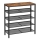 DAVOR Shoe Cabinet, Brown/Black