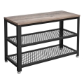 DAVOR Shoe Cabinet Brown/Black