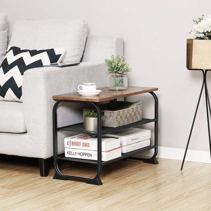 DAVOR Shoe Cabinet - Brown/Black