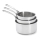 De Buyer 3410.03 - MILADY Stainless Steel 3-Piece Saucepan Set