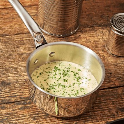 De Buyer 3410.03 - MILADY Stainless Steel 3-Piece Saucepan Set