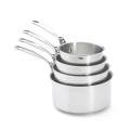 De Buyer 3410.04 - MILADY 4-piece stainless steel saucepan set