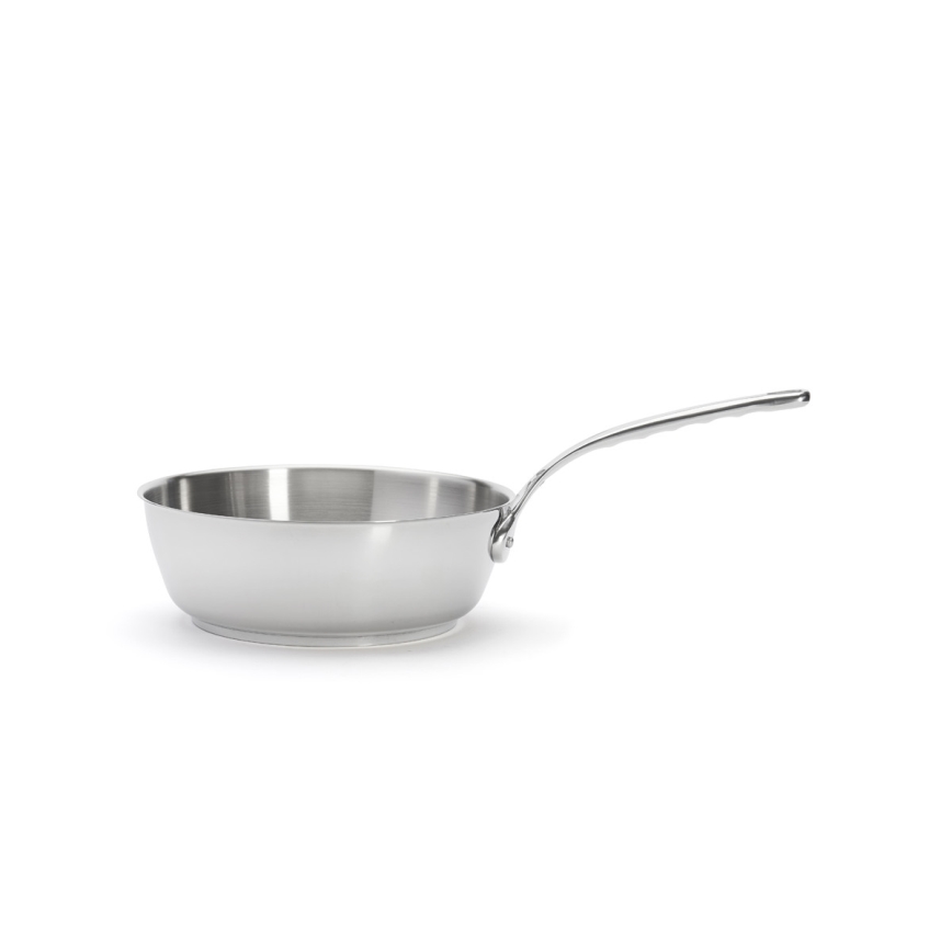 De Buyer 3411.24 - MILADY Sauté Pan 24 cm, Stainless Steel