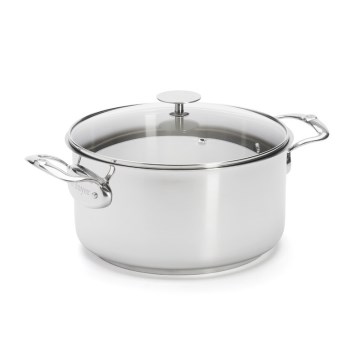 De Buyer 3427.24 - MILADY 24 cm Stainless-Steel Pot with Lid