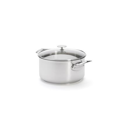 De Buyer 3427.24 - MILADY 24 cm Stainless-Steel Pot with Lid