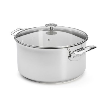 De Buyer 3427.28 - MILADY 28 cm Stainless Steel Pot with Lid