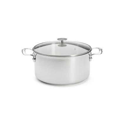 De Buyer 3427.28 - MILADY 28 cm Stainless Steel Pot with Lid
