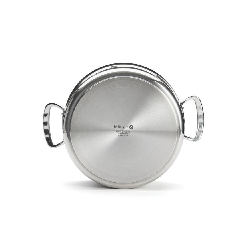De Buyer 3427.28 - MILADY 28 cm Stainless Steel Pot with Lid