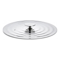De Buyer 3460.02 - Universal stainless-steel lid for low frying pans, fits 20–24 cm