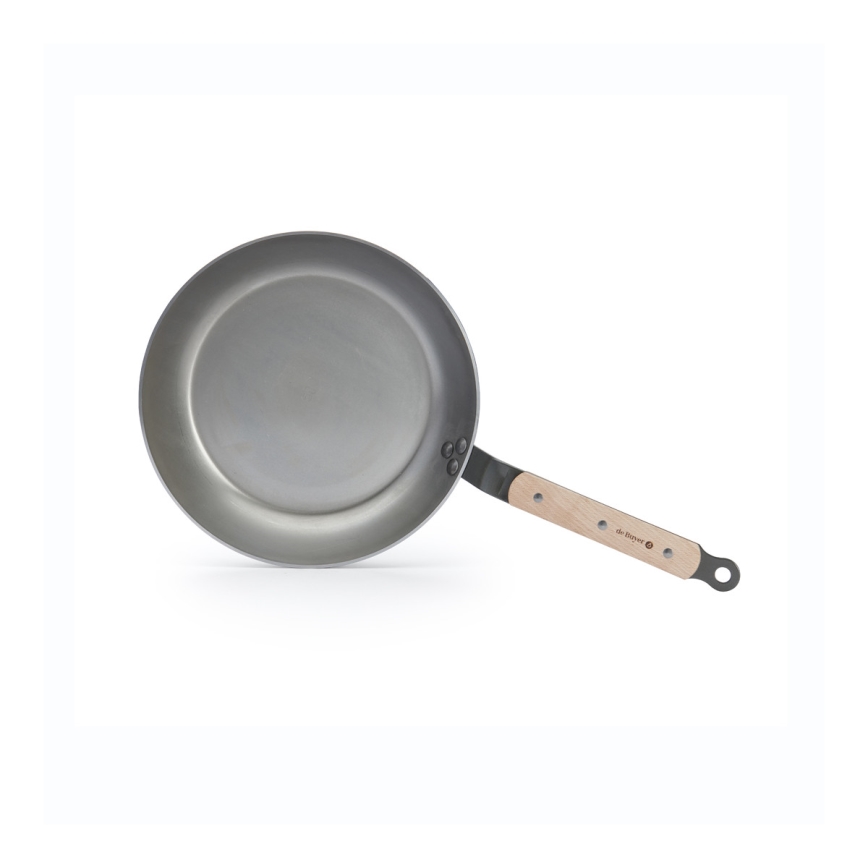 De Buyer 5710.28 - MINERAL B BOIS 28 cm Steel Frying Pan
