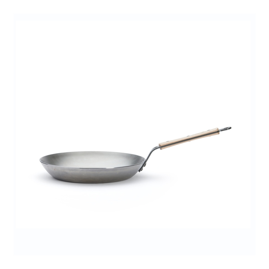 De Buyer 5710.28 - MINERAL B BOIS 28 cm Steel Frying Pan