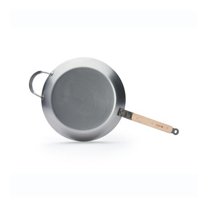 De Buyer 5710.32 - MINERAL B BOIS 32 cm steel frying pan