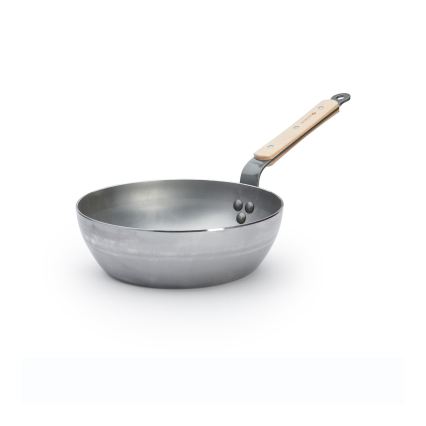 De Buyer 5714.24 - MINERAL B BOIS 24 cm Deep Frying Pan