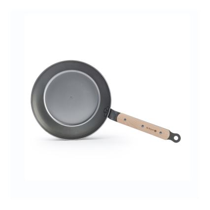 De Buyer 5714.24 - MINERAL B BOIS 24 cm Deep Frying Pan