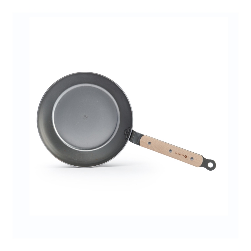 De Buyer 5714.24 - MINERAL B BOIS 24 cm Deep Frying Pan