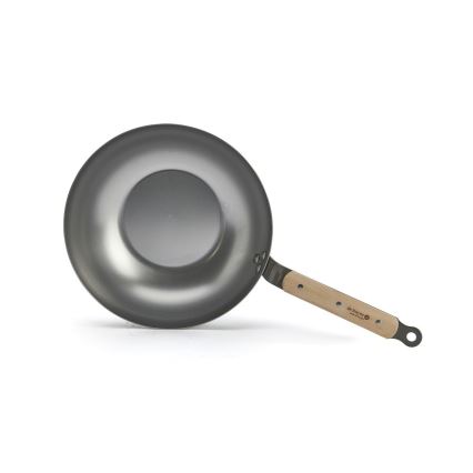 De Buyer 5717.28 - MINERAL B BOIS Wok Pan 28 cm