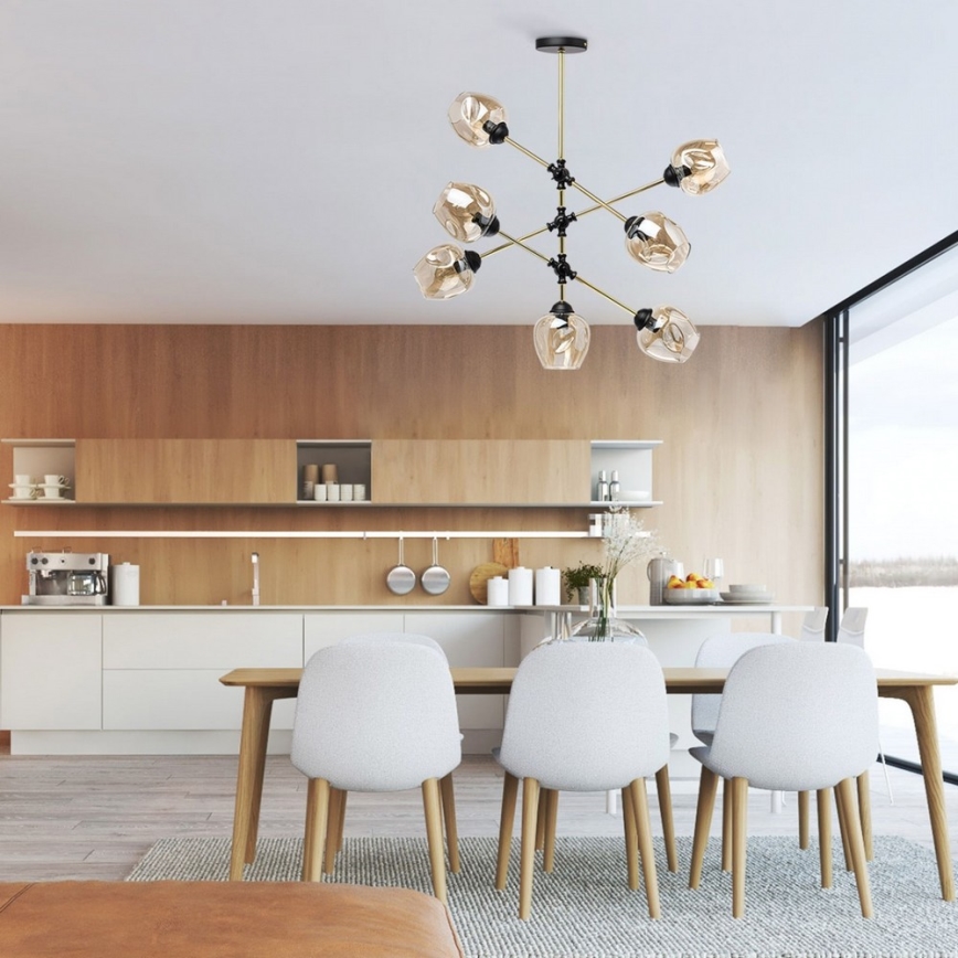 De Markt - Pendant chandelier HAMBURG MEGAPOLIS 5xE14/40W/230V