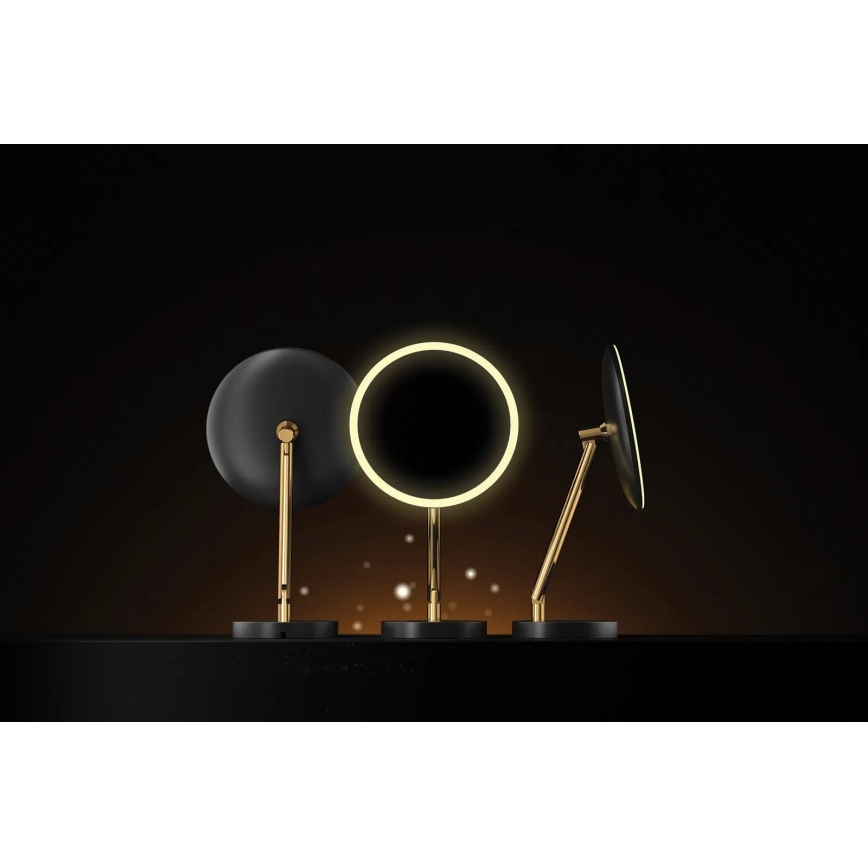 Deante ADI_Z812 - SILIA LED Rechargeable Bathroom Makeup Mirror LED/5V 5000 mAh 2700-6500K IP44