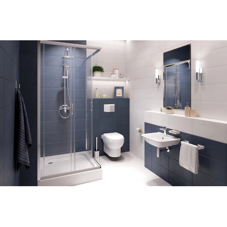 Deante ADM_A611 - MOKKO 30 cm wall-mounted towel rail, white