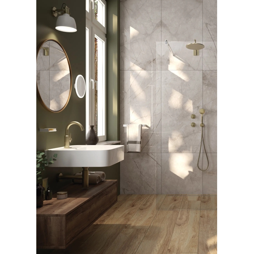 Deante ADM_A611 - MOKKO 30 cm wall-mounted towel rail, white