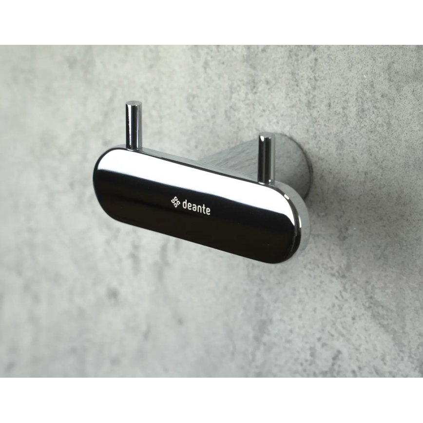 Deante ADR_0121 - ROUND Wall Hook, Polished Chrome