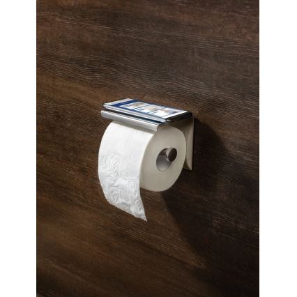 Deante ADR_0221 - ROUND Toilet Paper Holder, Polished Chrome