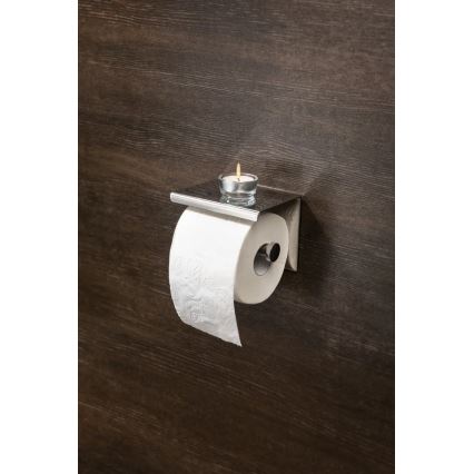 Deante ADR_0221 - ROUND Toilet Paper Holder, Polished Chrome