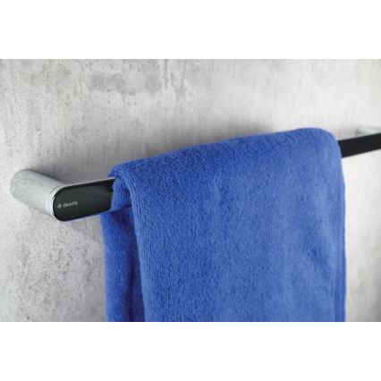 Deante ADR_0621 - ROUND Wall-Mounted Towel Rail, 62.8 cm, Polished Chrome