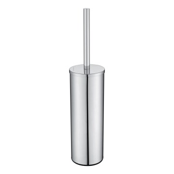 Deante ADR_0712 - ROUND Free-Standing Toilet Brush, Polished Chrome