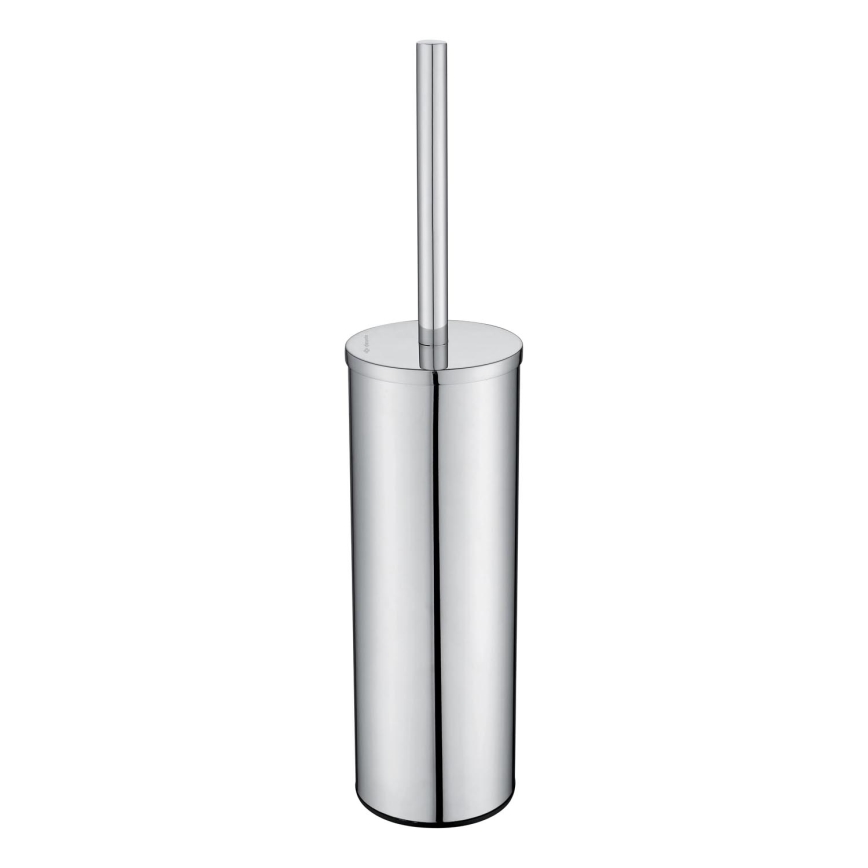 Deante ADR_0712 - ROUND Free-Standing Toilet Brush, Polished Chrome