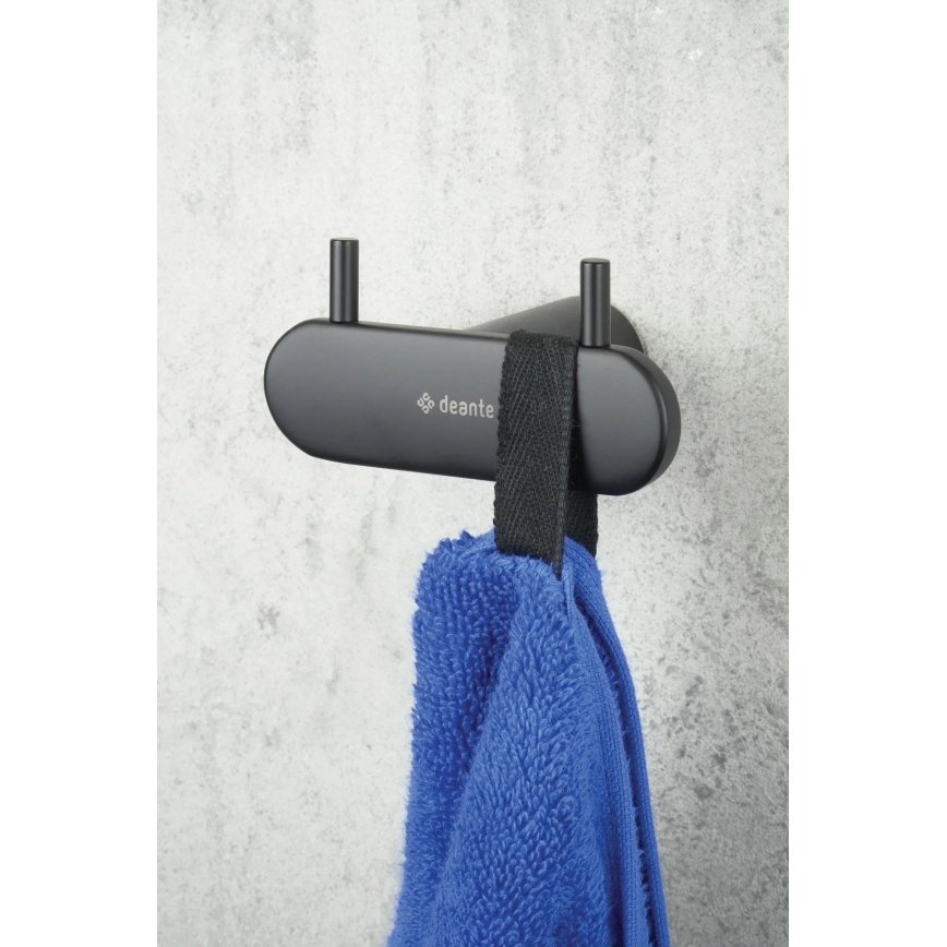 Deante ADR_N121 - ROUND Wall Hook, Black