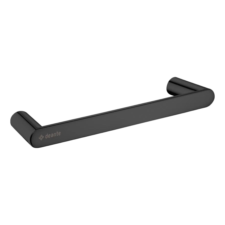 Deante ADR_N611 - ROUND Wall-mounted Towel Rail, 32.8 cm, Black