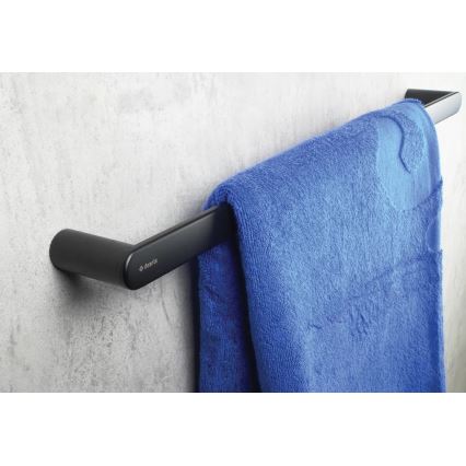 Deante ADR_N621 - ROUND 62.8 cm wall-mounted towel rack, black