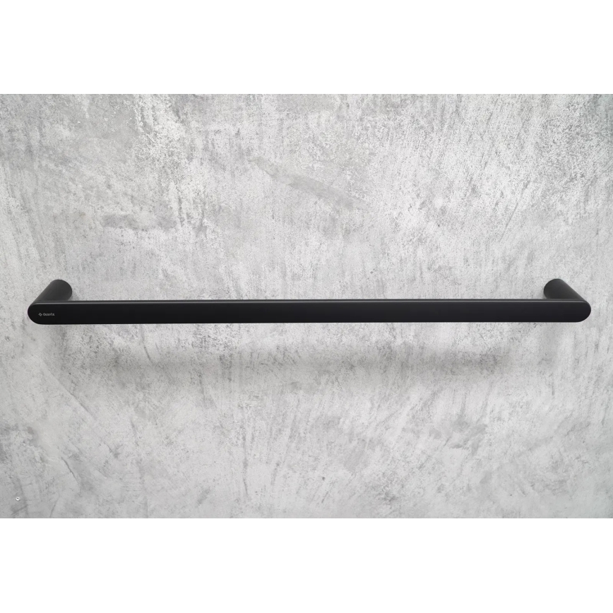 Deante ADR_N621 - ROUND 62.8 cm wall-mounted towel rack, black