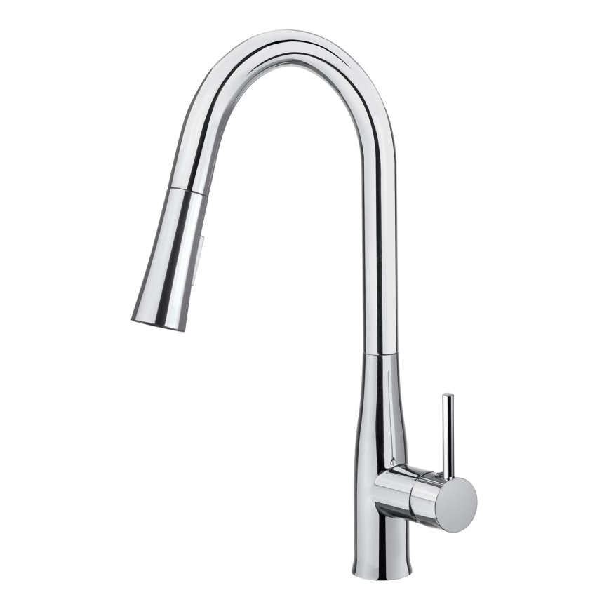 Deante BDH_072M - Sink tap with pull-out sprayer LUKRECJA shiny chrome