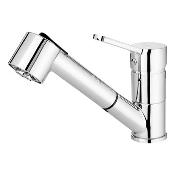 Deante BDN_071M - Sink tap with pull-out sprayer NARCYZ shiny chrome