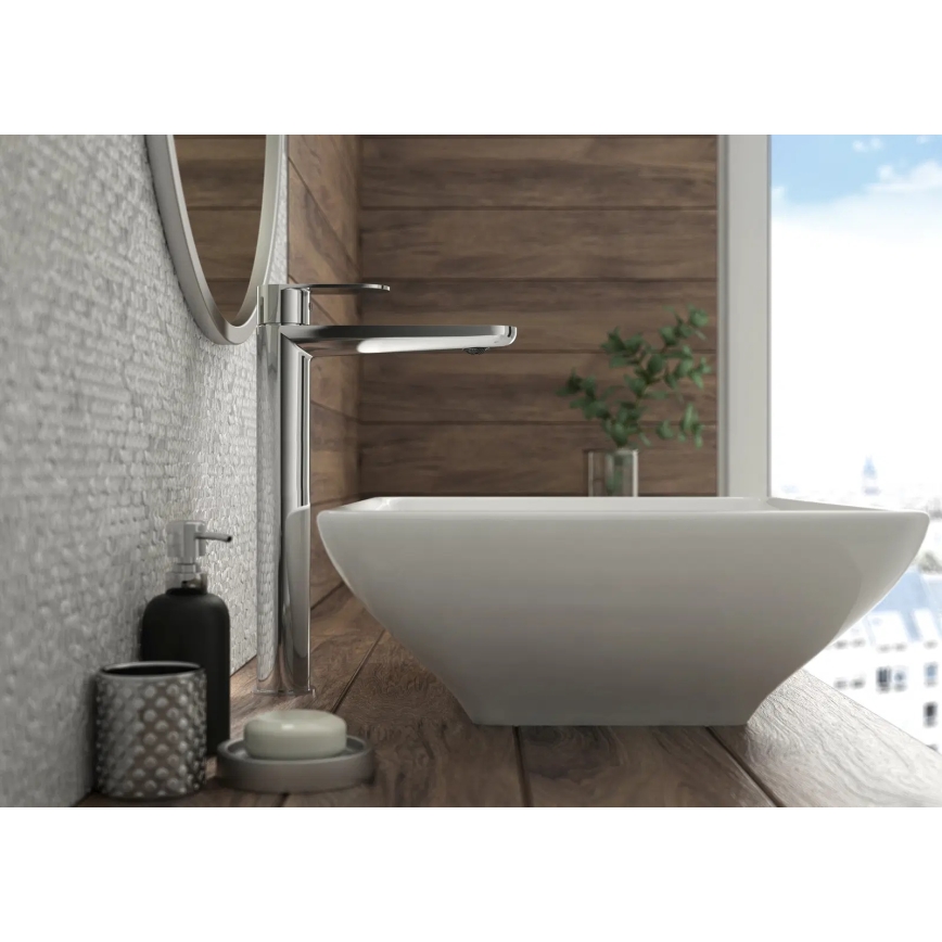 Deante BGA_020K - ALPINIA washbasin mixer tap, polished chrome finish