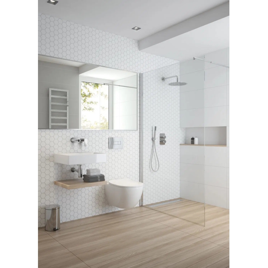 Deante BGA_054L - ALPINIA basin mixer for concealed installation, polished chrome