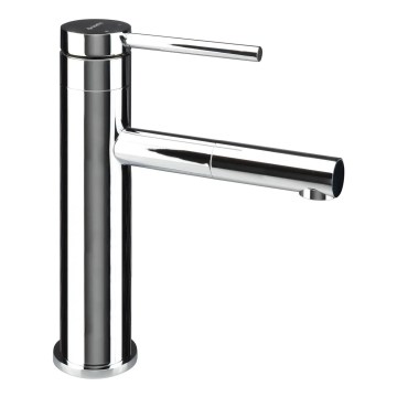 Deante BGE_022M - Basin mixer with pull-out spray ORA, 22.9 cm, polished chrome