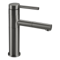 Deante BGE_D22M - Bathroom sink faucet with pull-out spray ORA 22.9 cm, titanium finish