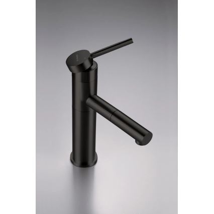 Deante BGE_N22M - ORA Basin Mixer with Pull-Out Sprayer, 22.9 cm, Black