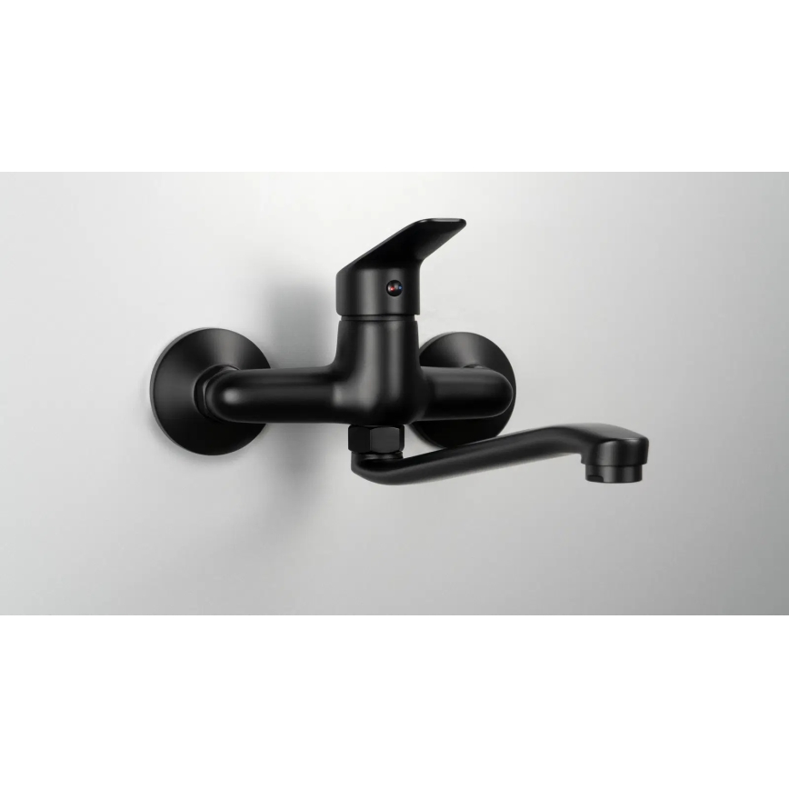 Deante BMO_N80M - BORO kitchen sink faucet, black